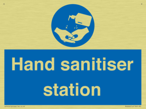 Hand sanitiser station